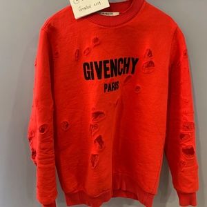 givenchy distressed sweater